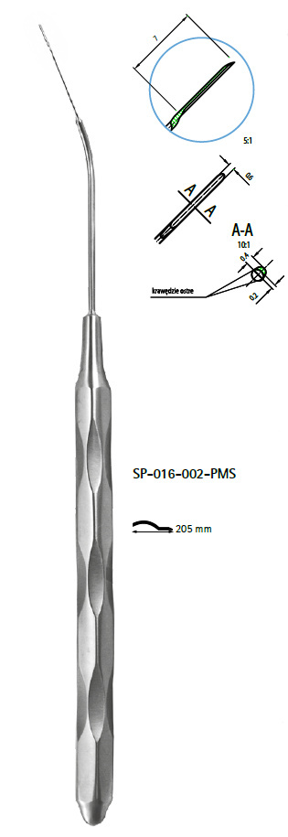 Mikrodłutko endodontyczne SP-016-002-PMS