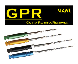 Pilniki do usuwania gutaperki GPR MANI