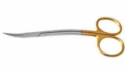 Nożyczki chirurgiczne La Grange, wygięte podwójnie, ostro-ostre 10,5 cm TC 125-010