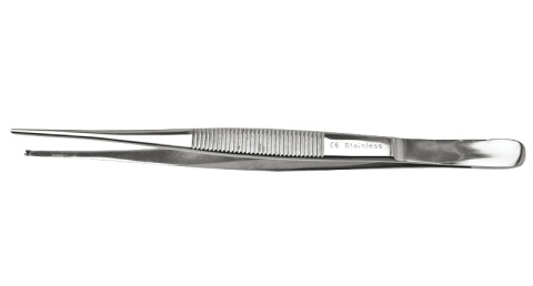 Pęseta chirurgiczna z ząbkiem, prosta, dł. 16 cm Neva E 111