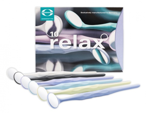 MEGA Relax 5 - lusterko stomatologiczne - mix kolorów - 10 szt